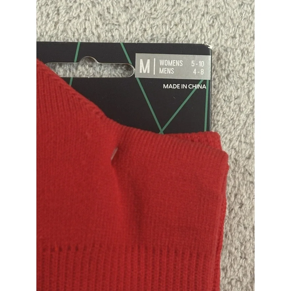 Baseball/Softball Socks Medium Men's 4-8‎ Women's 5-10 (Red) Fast Shipping! MED